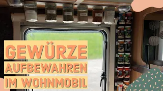 How do you store spices in the camper? Tips, ideas, DIY