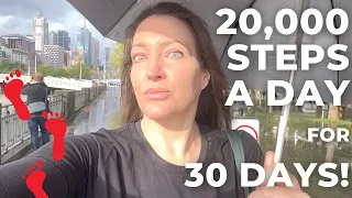 I tried walking 20 000 steps a day for 30 days and this is what happened