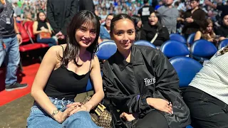 SPOTTED: Kathryn Bernardo and Chie Filomeno have arrived to watch and support Darren Espanto at his