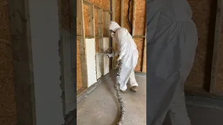 Open cell spray foam insulation