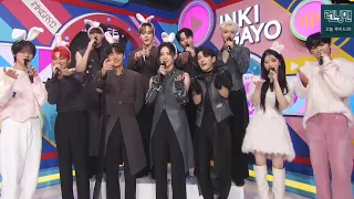 ATEEZ Interview on Inkigayo (with MC Yeonjun Roh Jeong Eui Seo Bum June) 인기가요 인터뷰 최연준 노정의 서범준