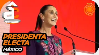 México: Claudia Scheinbaum será la primer mujer presidenta, gano con más del 57% de los votos