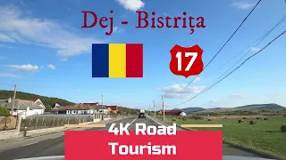 Driving Romania: DN17 Dej - Bistrița - 4k scenic drive through Someș and Șieu valleys