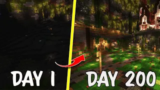 I survived 200 days underground in Minecraft