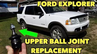 How to Install Upper Ball Joints Only...Without Removing Control Arm. Ford Explorer 2003-05