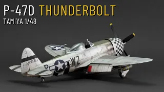 Tamiya P-47D THUNDERBOLT (Bubbletop) | 1/48 scale | Build, Paint & Weather