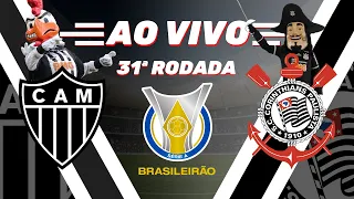 ATLÉTICO-MG x CORINTHIANS Brasileirão Série A + Parciais Cartola FC 31ª Rodada | Narração L