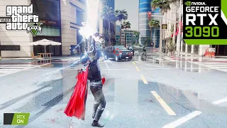 GTA 5 Thor : Next Gen Ultra Realistic Graphics Mod on RTX™ 3090 Maxed-Out Ray-Tracing Gameplay