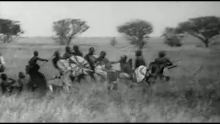 The Maasai Morans Killing a Lion