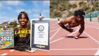 Zion Clark - Guinness World Records - the fastest 20 meter walker