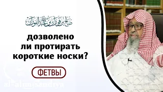 Дозволено ли протирать (масх) короткие носки во время омовения? | Шейх Салих аль Фаузан