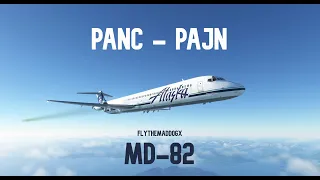 NEW MD-82 | Anchorage to Juneau | MSFS 2020