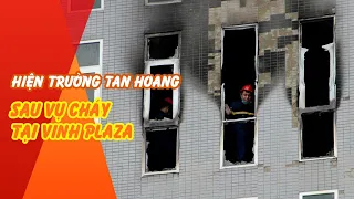 Cháy lớn tại khách sạn Vinh Plaza (TP. Vinh, Nghệ An)