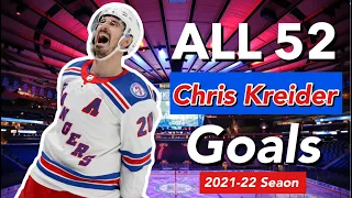 All 52 Goals From Chris Kreider (2021-2022 Season)