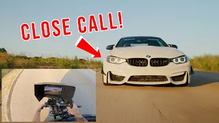 FULL SENDING IT FOR THE SHOT!! (BMW M4 Behind The Scenes)