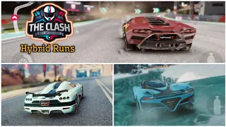 Asphalt 9 Club Clash • Auckland Track • Desert Run • Through the Center • Hybrid TouchDrive Runs