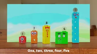 Numberblocks opening, but it's mathlink cubes!