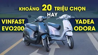 So sánh VinFast Evo200 vs Yadea Odora: Đâu là lựa chọn tốt nhất?