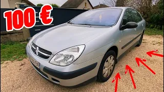 J’ACHÈTE UNE CITROËN C5 A 100 € ( 172000 km )