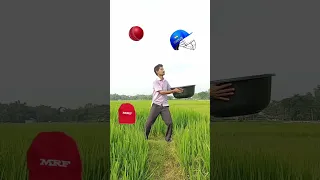 November 2, 2022 Cricket bat & ball catching funny vfx magic game ⚽⚾🥎🏀