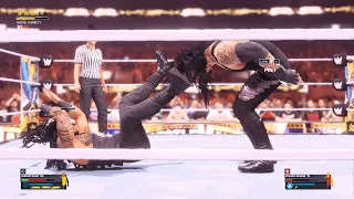 Roman Reigns vs Undertaker WWE 2K24