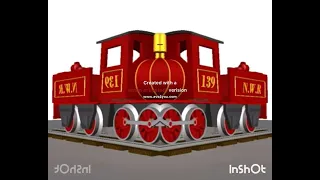 Animated 3D Steam Train Test Logo Effects 0