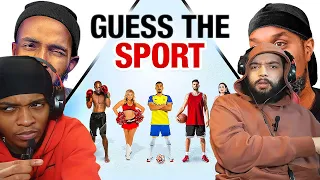 SO MUCH CONFUSION 😭 |  REACTING TO DARKEST MAN GUESS THE SPORT FT CHUNKZ & HARRY PINERO