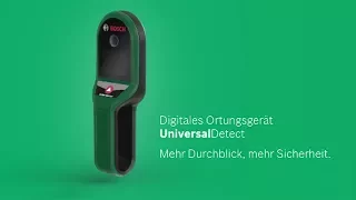 Bosch stellt vor: Das digitale Ortungsgerät UniversalDetect