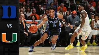 Duke vs. Miami Men's Basketball Highlights (2019-20)