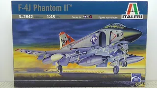 ITALERI 1/48 F-4J PHANTOM Ⅱ Kit Review