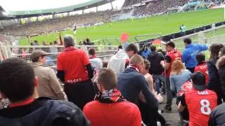 23/02/14 : FCN-SRFC : ambiance dans le parcage