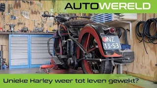 Deze Harley werd verstopt in de oorlog. Start hij na 80 jaar weer? | Nico Aaldering | RTL Autowereld