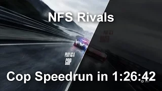 NFS Rivals Speedrun 1:26:42 (World Record Cop any%)