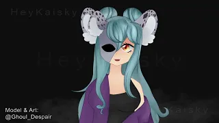 Ghoul Despair - Live2D Showcase | VTuber Model Rig | VTube Studio