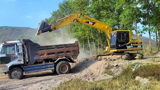 Plow the fields evenly at the foot of the mountain # Land truck / AX CAT 312B # 2025