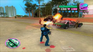 Fighting with Police // Tanks Fight // GTA Vice City