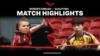 Joo Cheonhui vs Adina Diaconu | MS Qual | Singapore Smash 2023