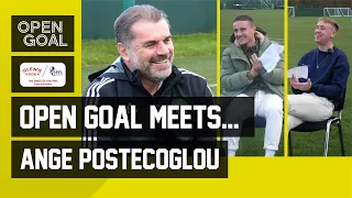 FUNNY ANGE POSTECOGLOU INTERVIEW | Open Goal Meets... Celtic (Now Spurs) Manager
