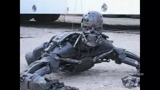 TERMINATOR SALVATION Behind-the-Scenes T-600 Puppet Rehearsal