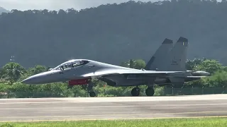 SU30 RMAF 05 Farewell TakeOff #lima2023