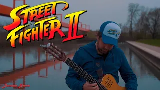 Street Fighter 2 on one guitar (Demian Bloom)