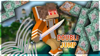 How to "Double Jump" in Minecraft Bedrock Edition using Command Block!!