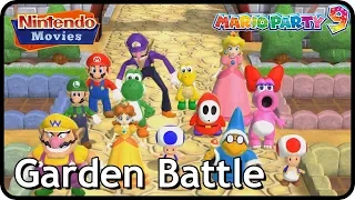 Mario Party 9 - Garden Battle All Characters (Mario & Friends) Master Difficulty