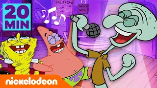 SpongeBob | Semua Lagu Dari SpongeBob Musim 9, 10, & 11! | Nickelodeon Bahasa