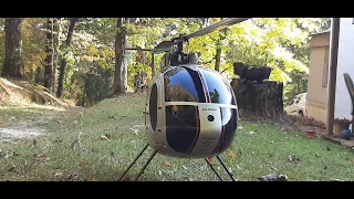 INSTALLING A TREX 600 12s HELICOPTER INTO THE ROBAN 600 SCALE MD 500 , WITH NAZA H + GPS !