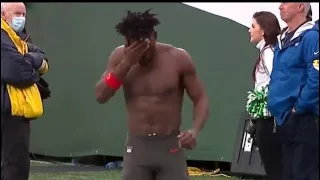 Antonio Brown STORMS Off Field In The Middle of Jets vs Buccaneers Game