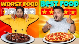 We Tried Zomato's Best vs Worst Rated Food *WASTE of MONEY*