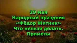 Фёдор Житник.  Что нельзя делать. народные приметы.