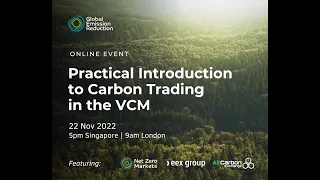Practical introduction to carbon trading in the Voluntary Carbon Market