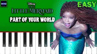 Halle - Part of Your World (From The Little Mermaid) - Piano Tutorial [EASY]